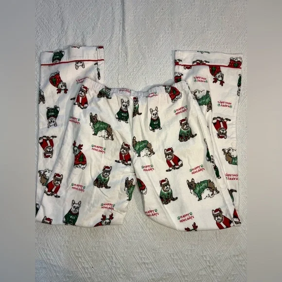 PJ Salvage Women’s Flannel Pajama Bottoms in Ivory, size XS, NWT! - Picture 9 of 11